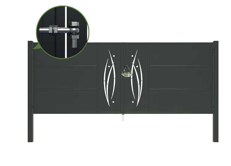 CNC Metal Gates Serenade 4000×1600mm stopper.webp4