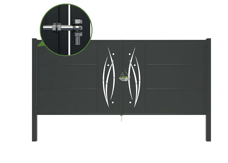 CNC Metal Gates Serenade 4000×1800mm lock insde.webp2