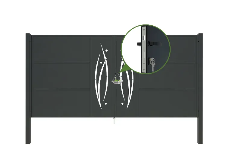 CNC Metal Gates Serenade 4000×2000mm hinge.webp2