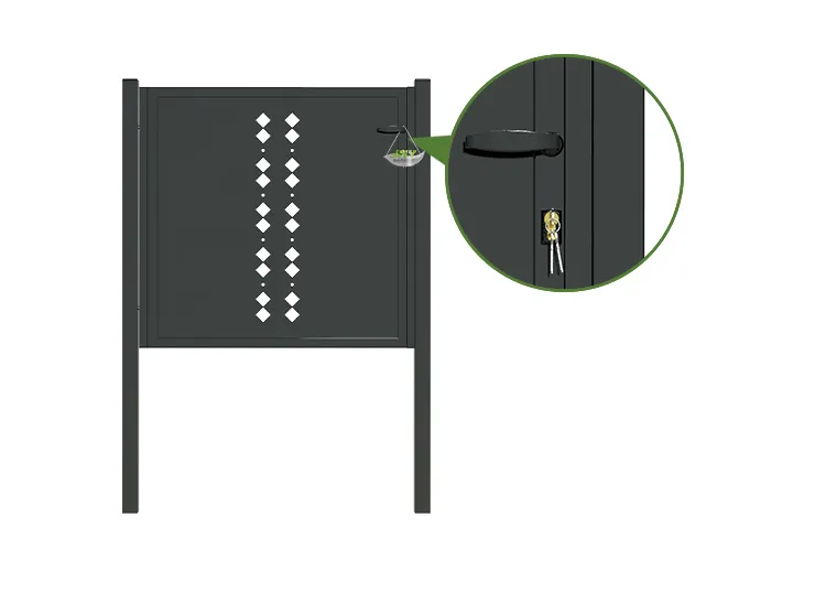 CNC Steel Gate Essence 1000×1000mm lock.webp1