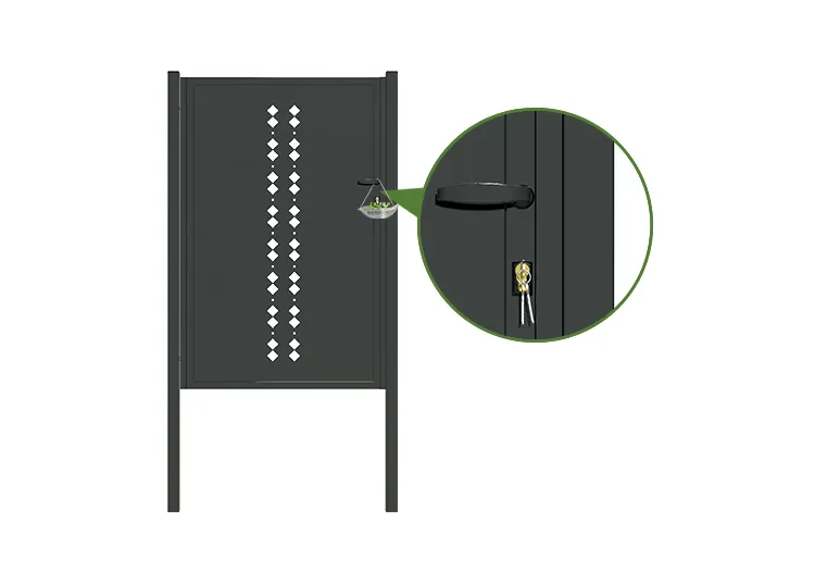 CNC Steel Gate Essence 1000×1600mm lock inside.webp4