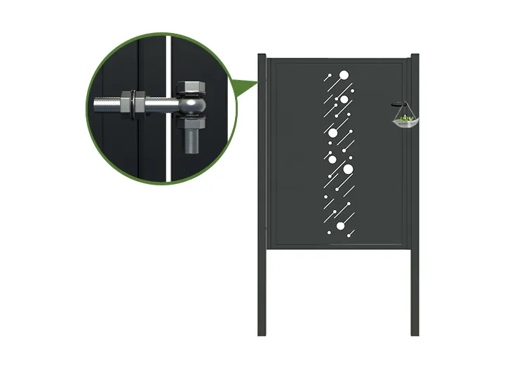 CNC Steel Gate Starry 1000×1400mm lock inside.webp4