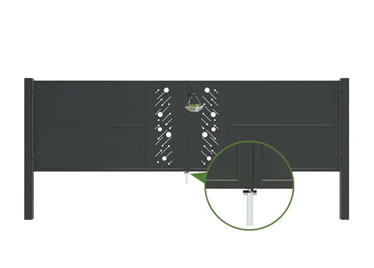 CNC Steel Gate Starry 4000×1200mm hinge.webp2