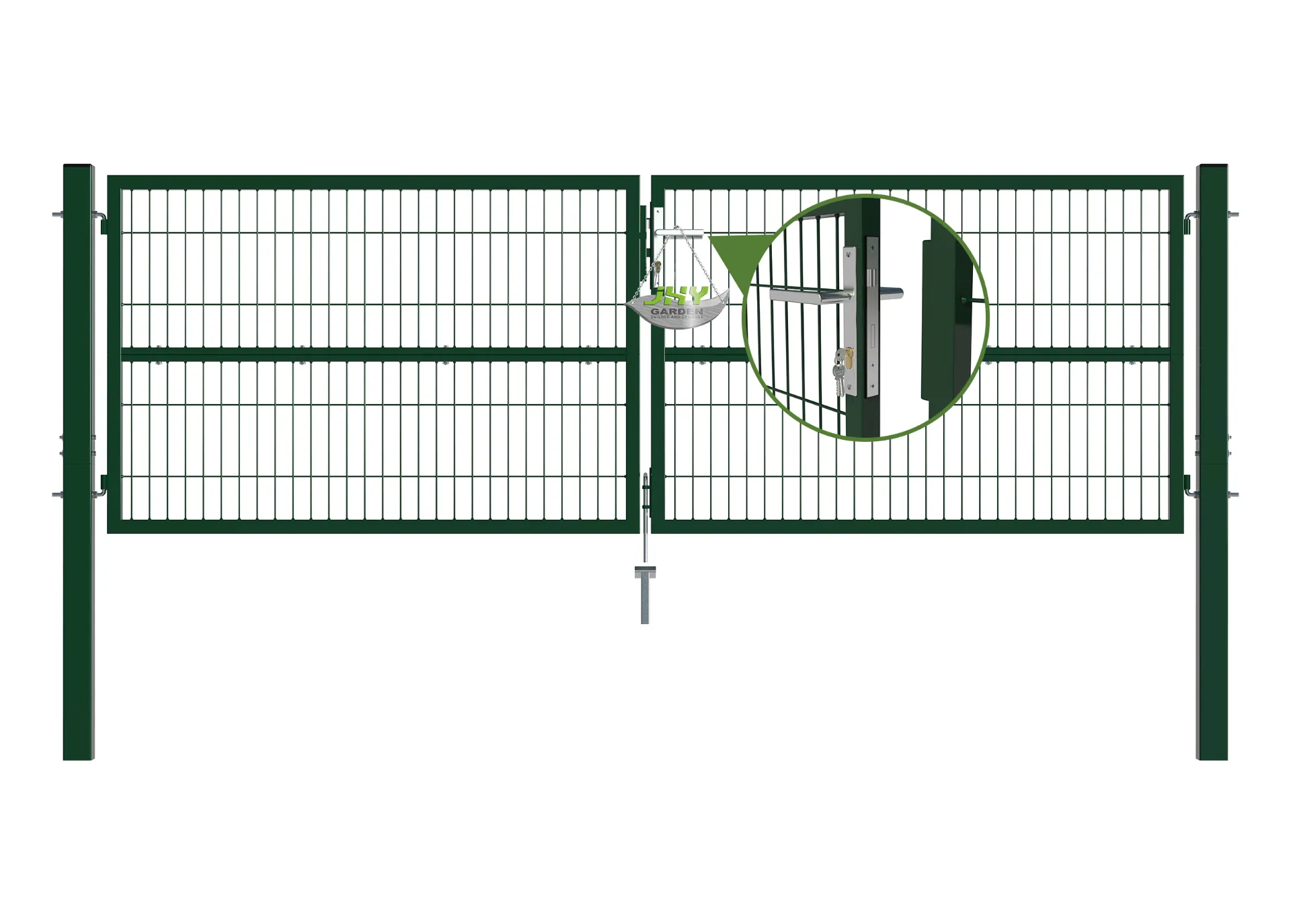 Composite-Wire-Mesh-Garden-Gate-3000×1000mm-lock.webp1