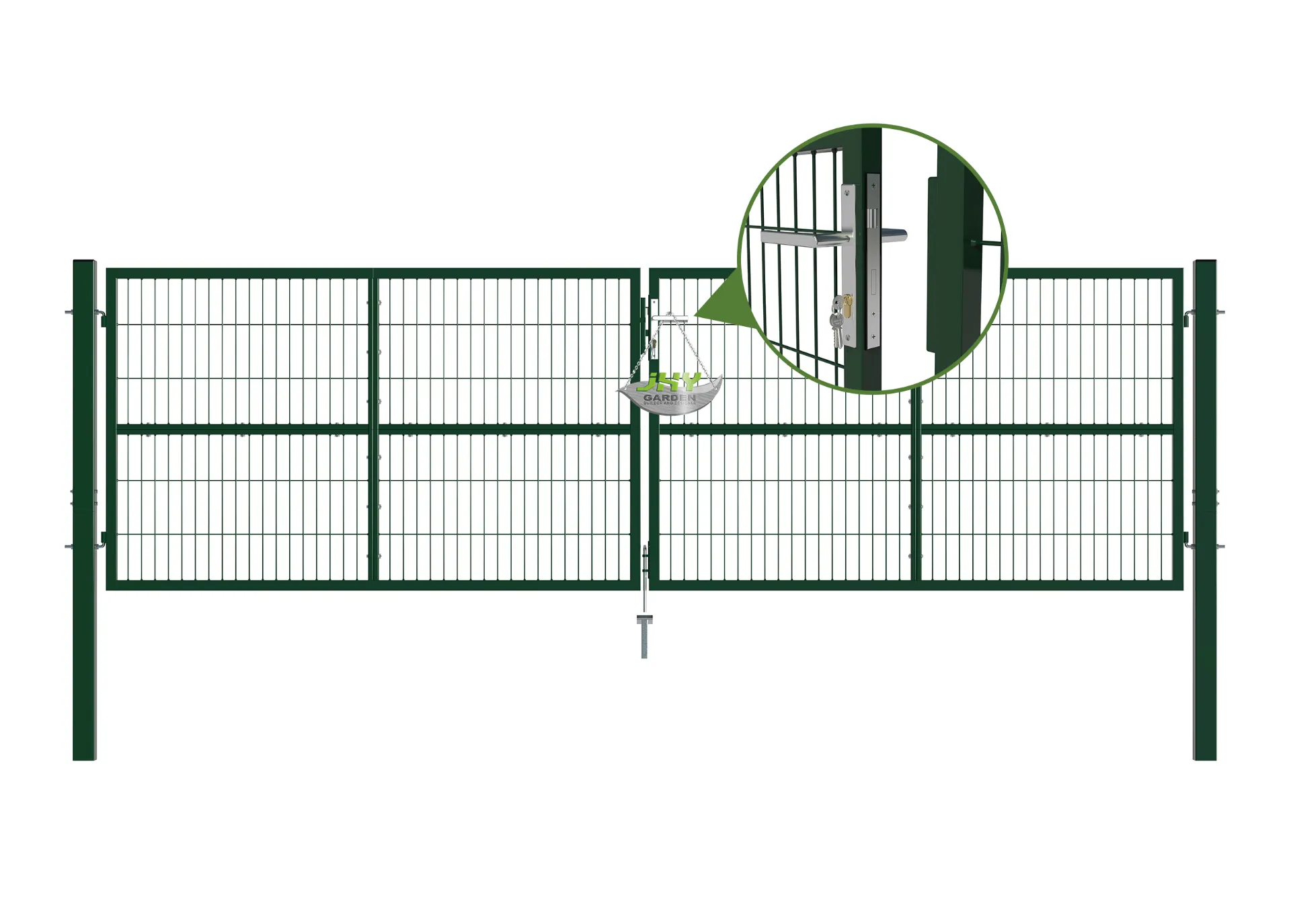 Composite-Wire-Mesh-Garden-Gate-4000×1200mm-lock.webp1