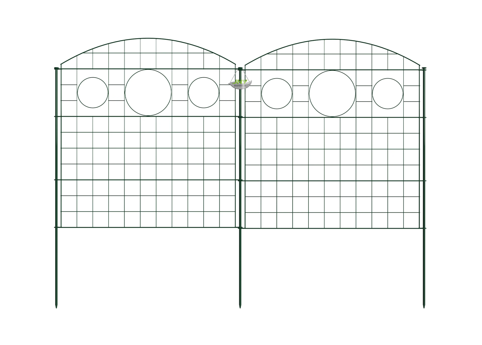 CONVEX TYPE WIRE POND FENCE WITH CIRCLE