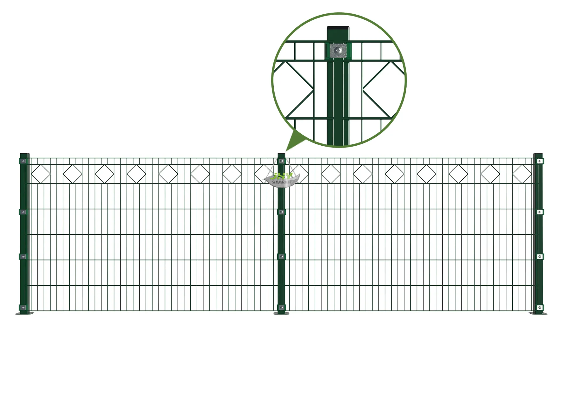Diamond Deco Steel Mesh Fence Panel 1.webp4