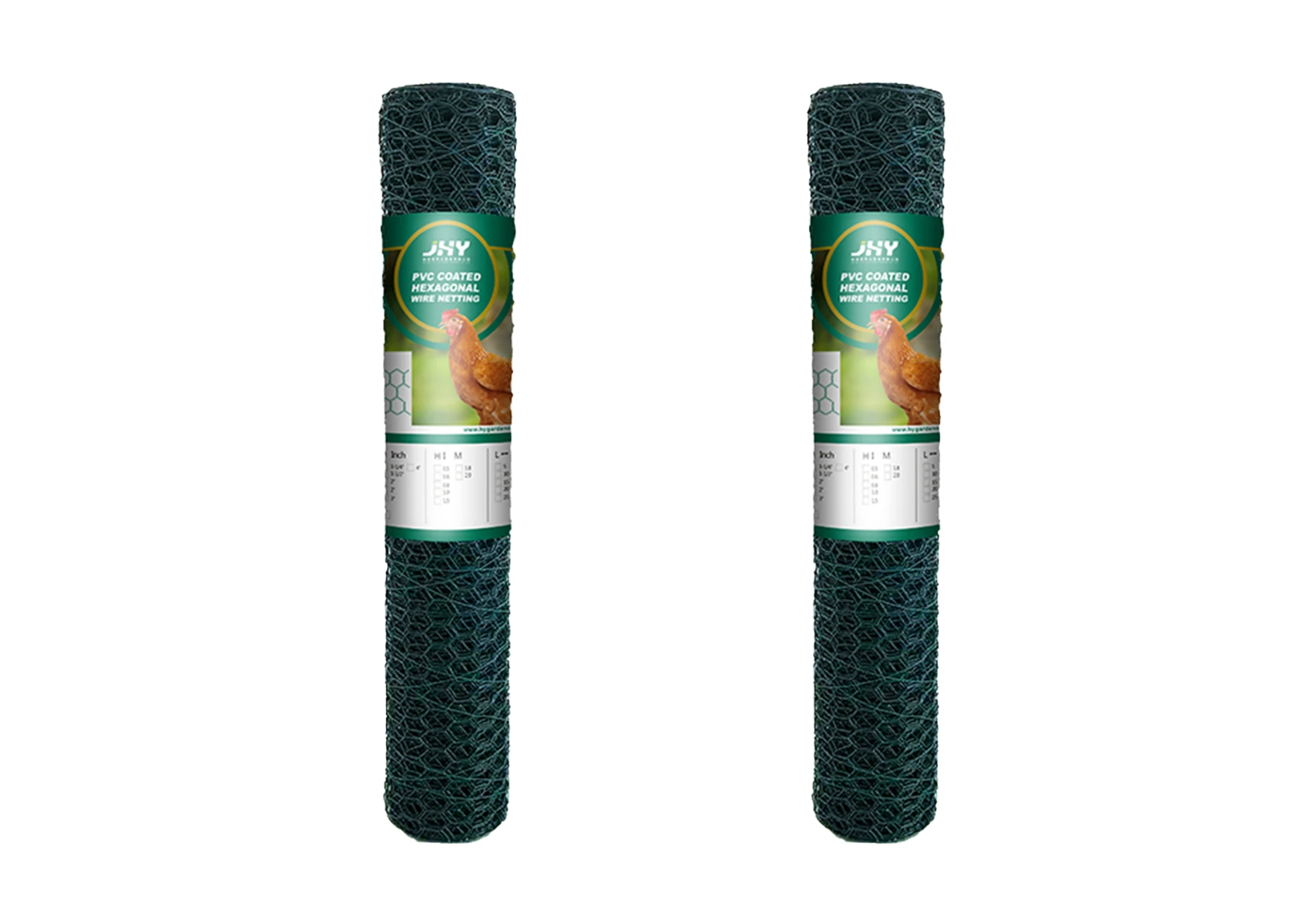 PVC COATED HEXAGONAL WIRE NETTING MESH SIZE 1/2