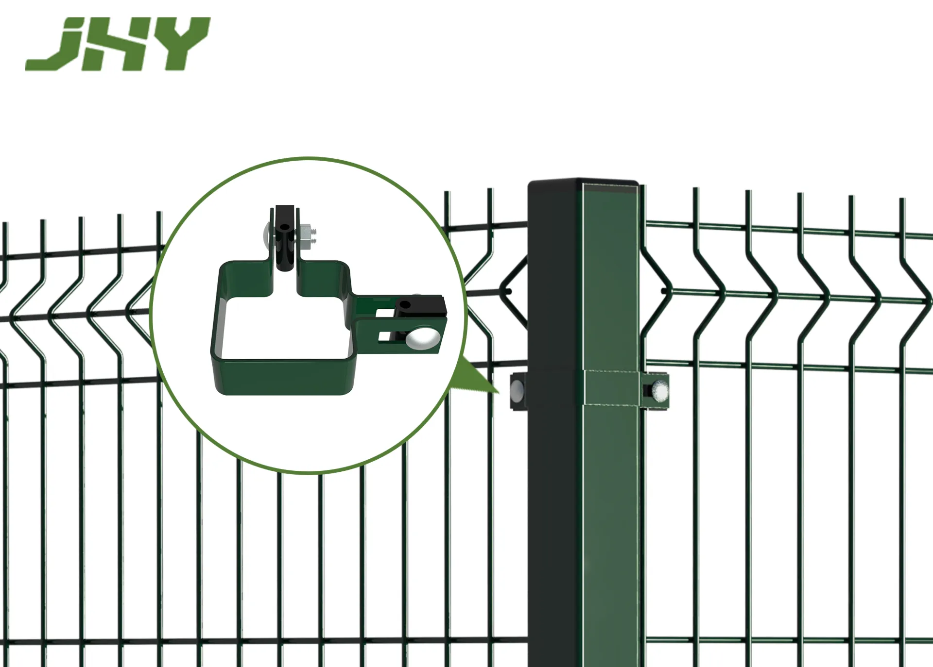 Square Metal Fence Post combination clip.webp1