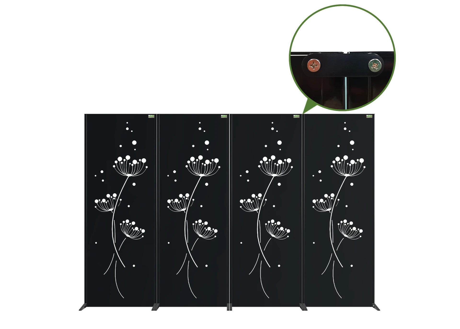 Steel Decorative Garden Screen Dandelion (3).webp1
