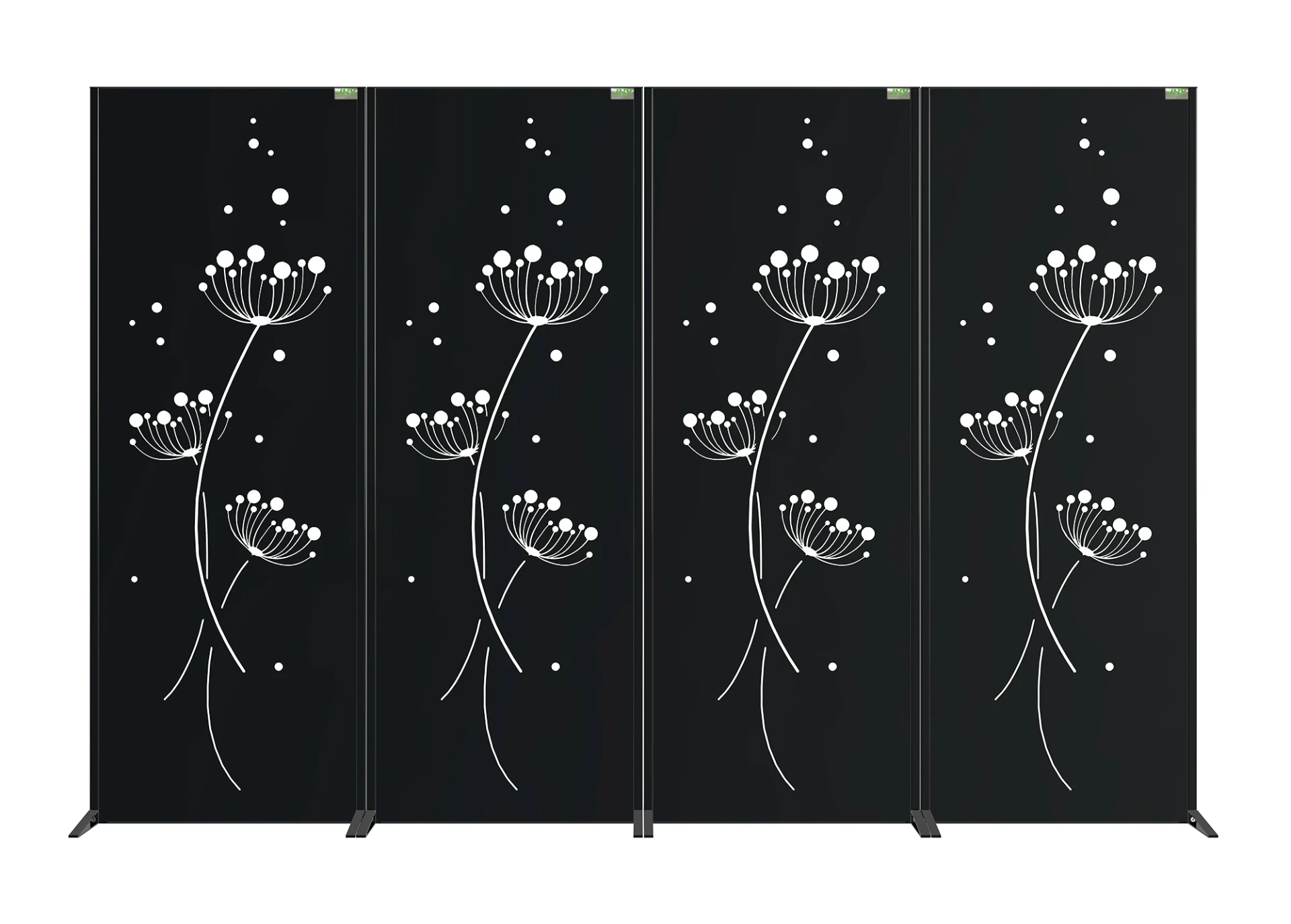 Steel Decorative Garden Screen Dandelion.webp1