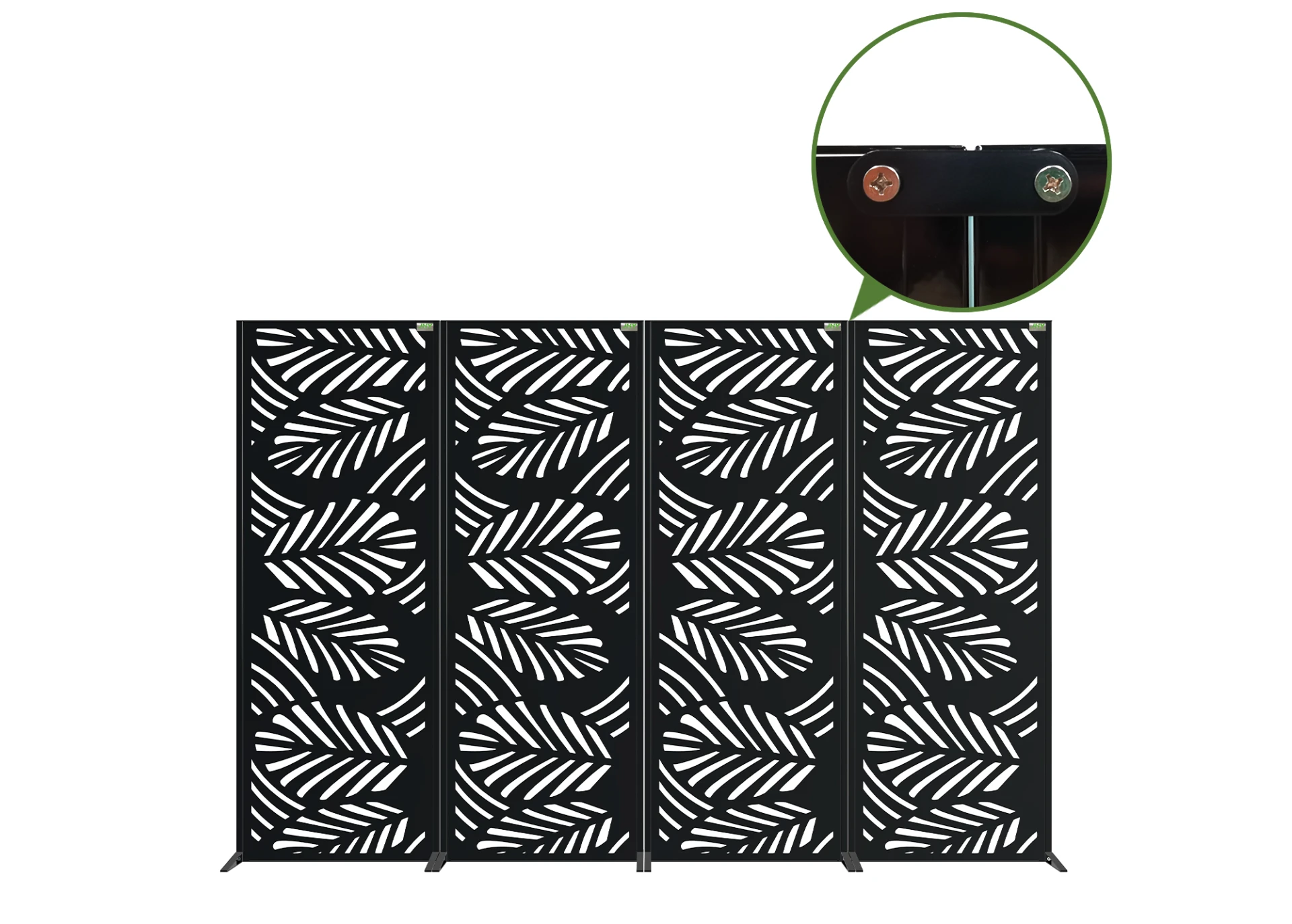 Steel Decorative Garden Screen Leafy (3).webp1