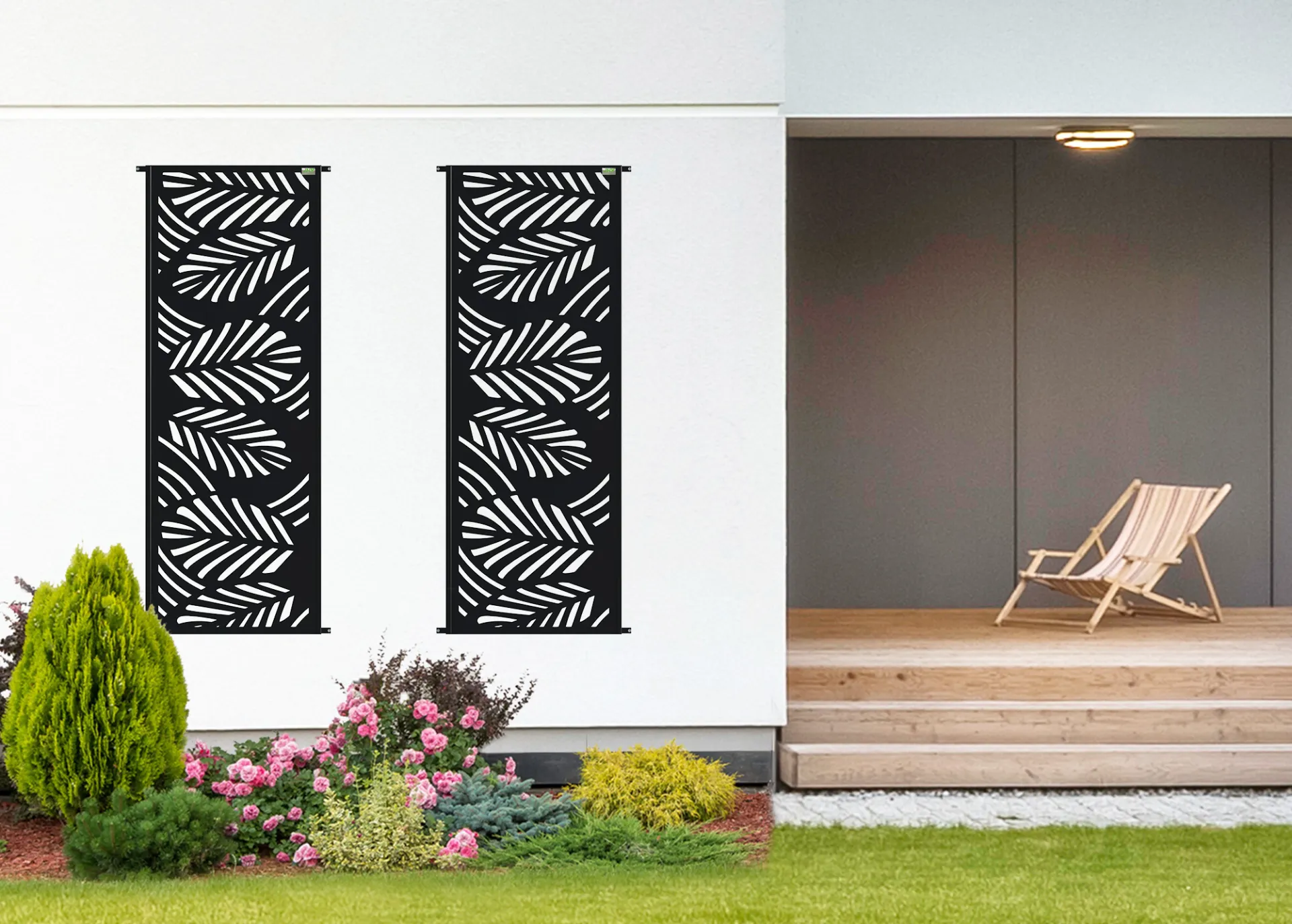 Steel Decorative Garden Screen Leafy (4).webp1