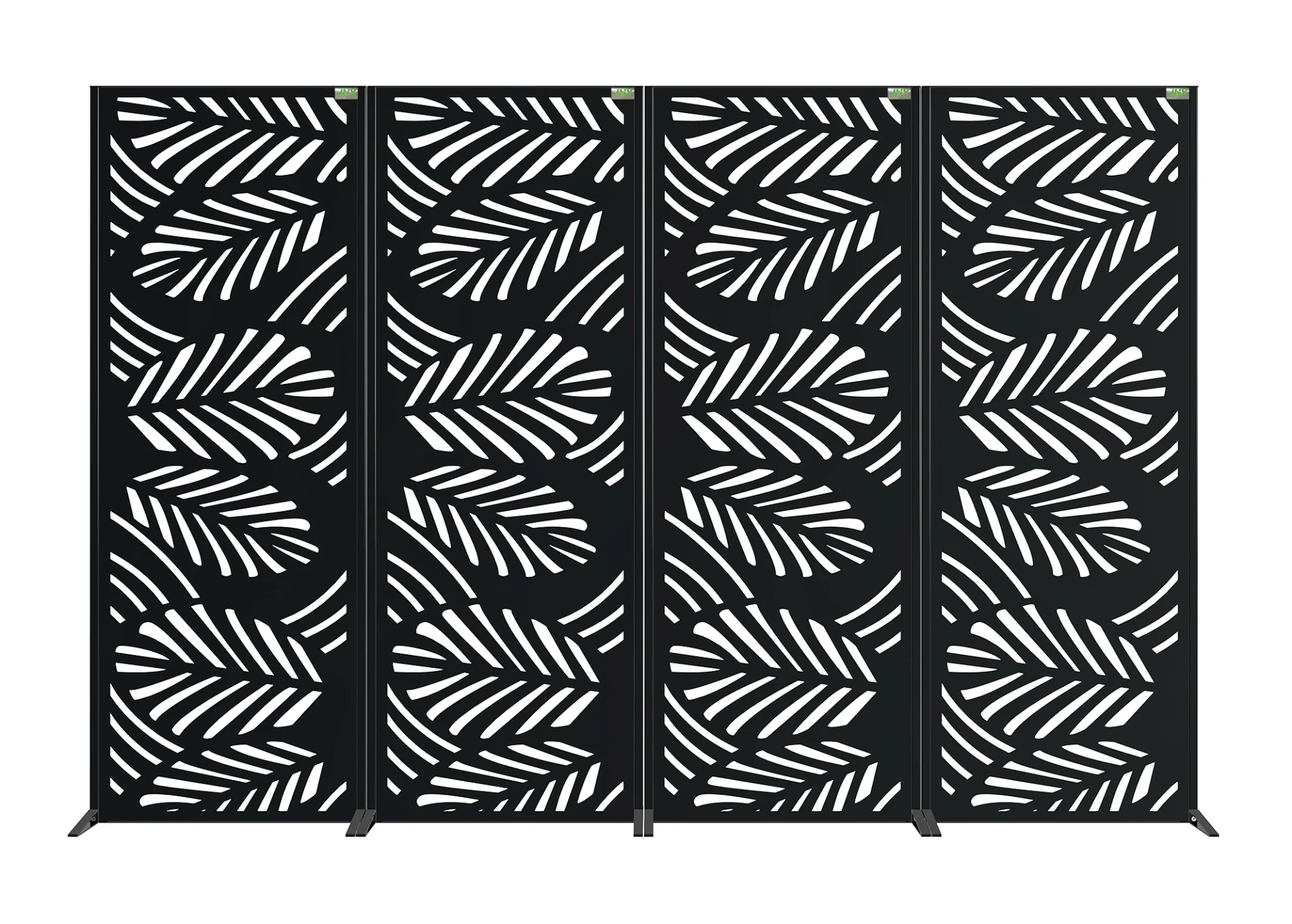 Steel Decorative Garden Screen Leafy.webp1