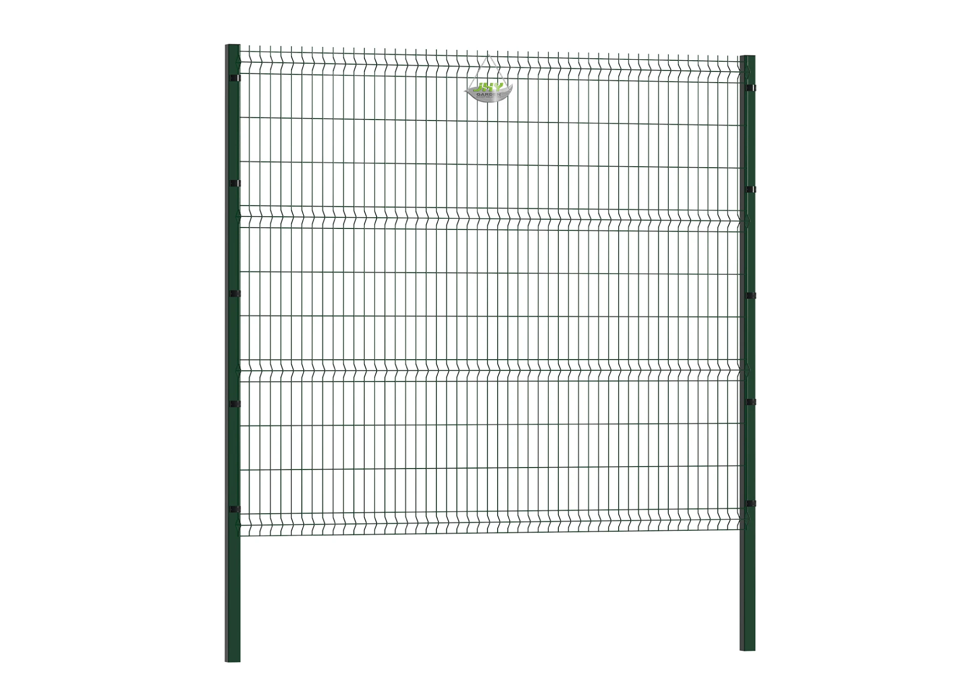 WELDED WIRE EURO FENCE PANEL WIDTH 250CM & HEIGHT 223CM