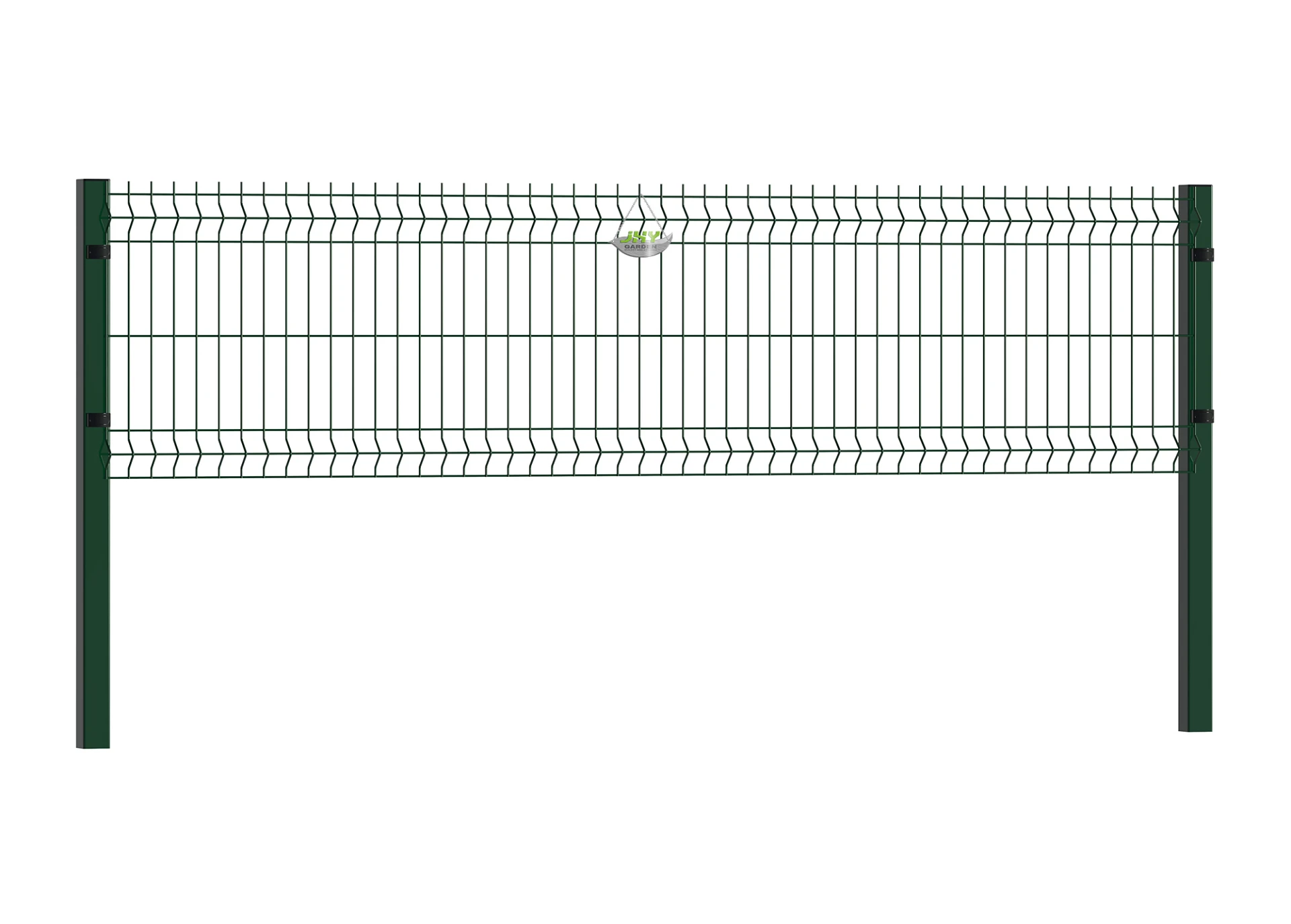 WELDED WIRE EURO FENCE PANEL WIDTH 250CM & HEIGHT 63CM
