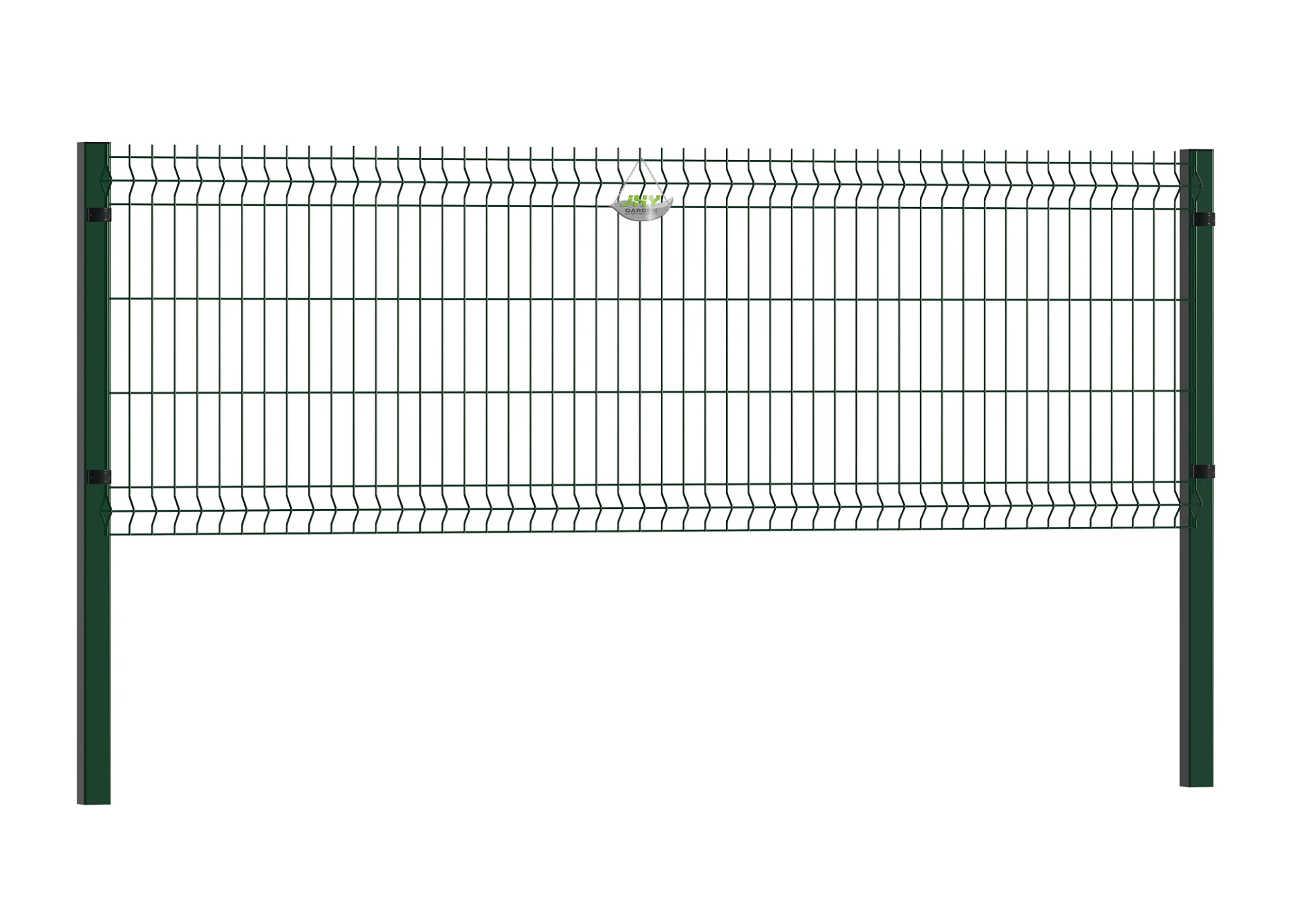 WELDED WIRE EURO FENCE PANEL WIDTH 250CM & HEIGHT 83CM